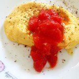 レンジで簡単☆チーズオムレツ